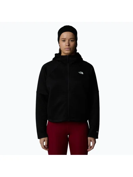 Bluză de trekking pentru femei The North Face Vertical Thermal FZ Hoodie black negru