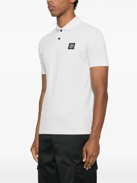 Polo Stone Island cu strasuri gri