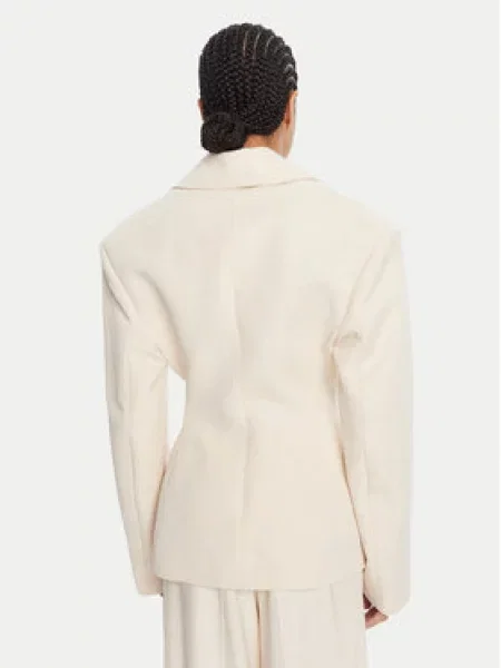 JACQUEMUS Švarkas La Veste Norma smėlio