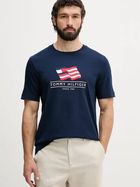 Tommy Hilfiger kratka majica modra