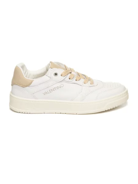 Lniane sneakersy Valentino By Mario Valentino białe