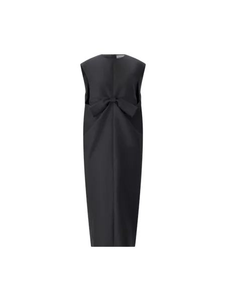 Sukienka midi Balenciaga wełniana czarna