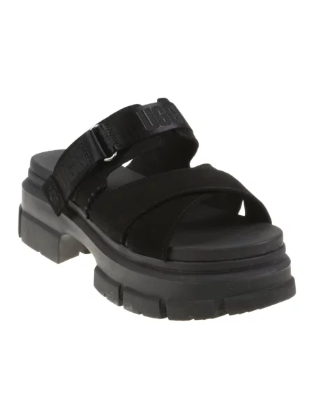 Klapki Ugg zamszowe czarne