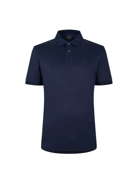 BOSS Orange koszulka polo Pe_Interlock Mężczyźni S niebieski