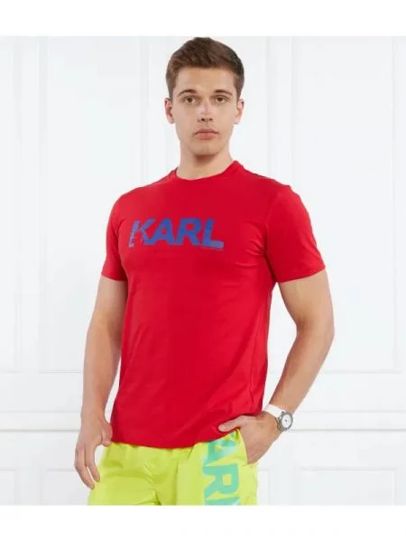 Karl Lagerfeld Tricou karl logo roșu