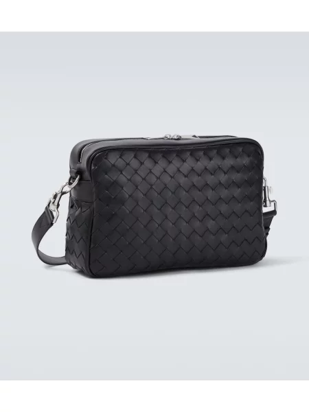 Geantă Bottega Veneta din piele negru