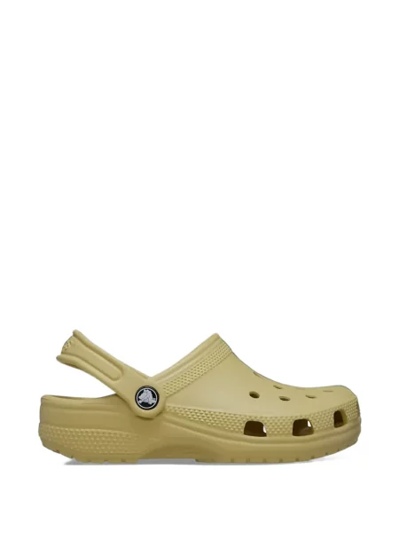 Klapki mules dziecięce Crocs żółte