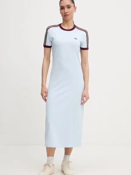 Adidas Originals rochie de vară de albastru