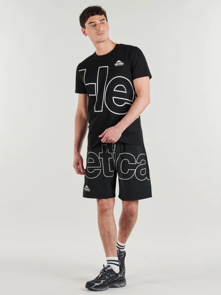 Rövidnadrág Helvetica fekete