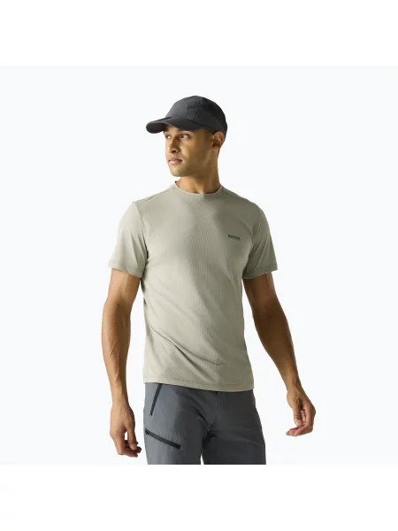 Мъжка тениска REGATTA Mindoi Anti Insect abbeystone бежово