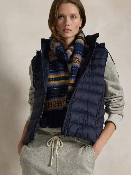 Polo Ralph Lauren jachetă fără mâneci cu glugă pentru femei