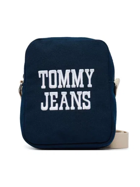 Tommy Jeans Torbica za okrog pasu Tjm Bold Varsity Reporter Mornarsko modra