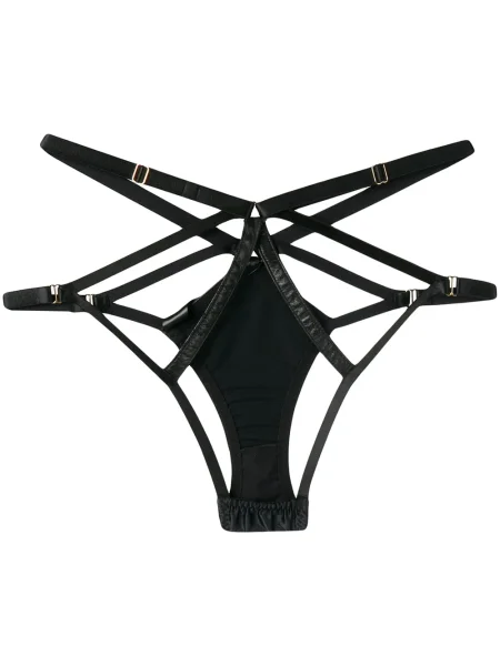 Chiloți Something Wicked din satin negru