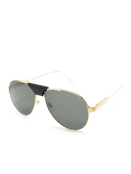 Saulės akiniai Cartier Eyewear auksinė