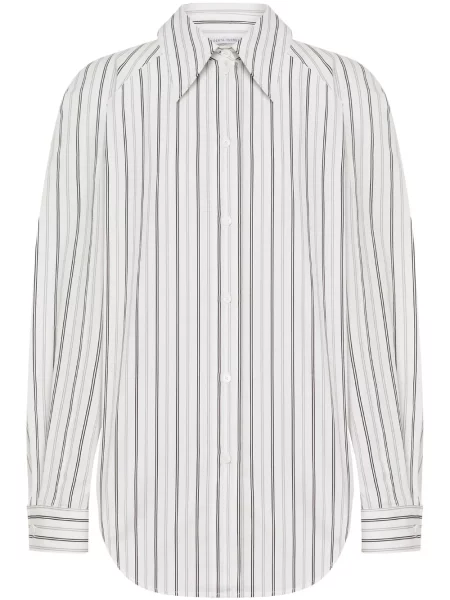 Koszula w paski Alberta Ferretti biała