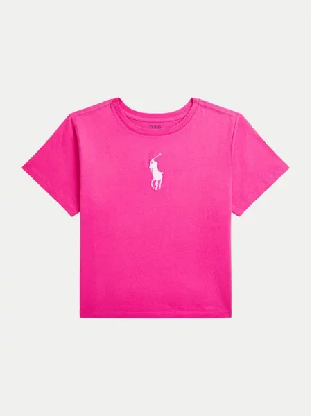 Polo Ralph Lauren T-Shirt Boxy Fit różowy