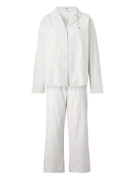 Tommy Hilfiger Underwear Pijama gri / murdar alb