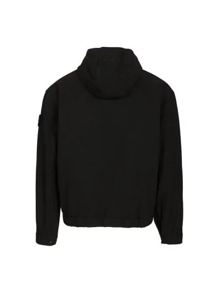 Kurtka koszulowa Stone Island z kamieniami czarna