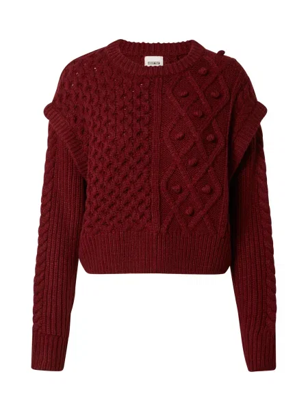 ABOUT YOU x Laura Giurcanu Pulover Melanie roşu închis