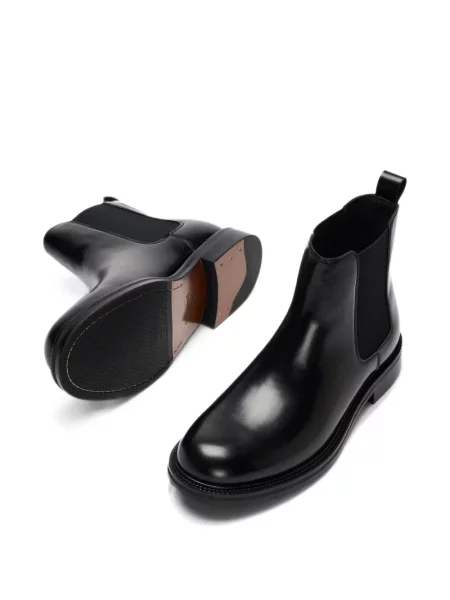 Botine chelsea Selected din piele negru
