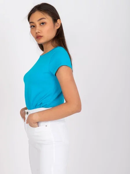 Tricou Fashionhunters albastru