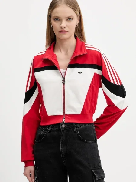 Bluza adidas Blocking Track Top Better Scarlet S czerwona