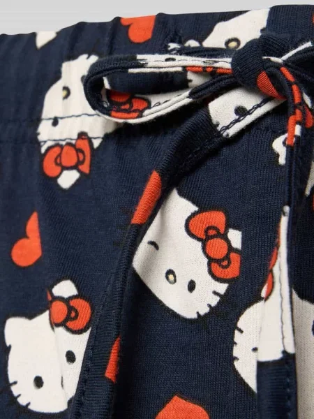 Szorty piżamowe o kroju regular fit z nadrukiem motywu na całej powierzchni Jake*s Casual