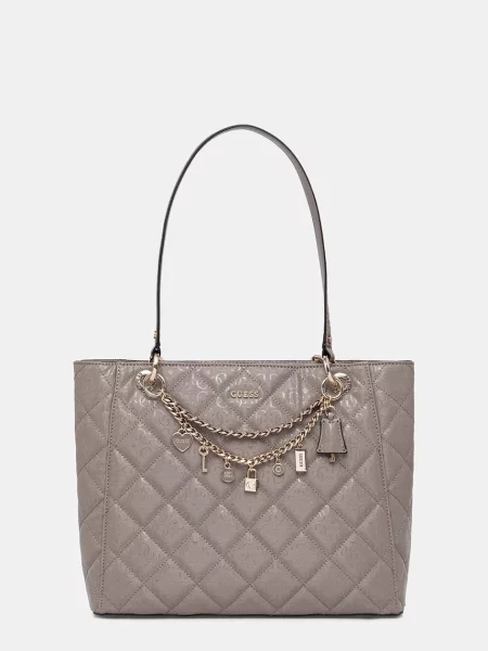 Guess geantă shopper pentru femei LIBBY bej