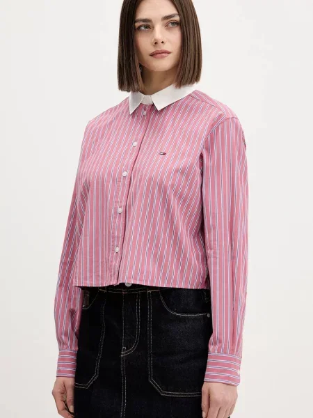 Tommy Jeans camasa din roz