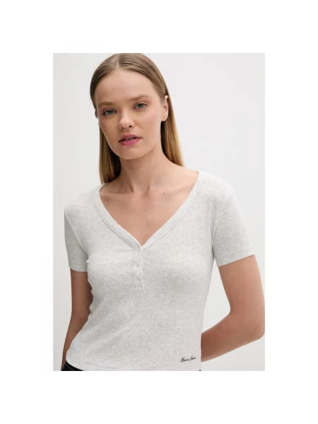 Koszulka Guess Jeans szara