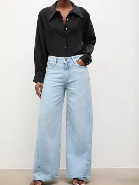 Blugi Answear.lab albastru