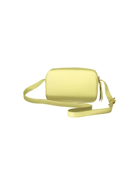 Torebka crossbody Coccinelle skórzana żółta