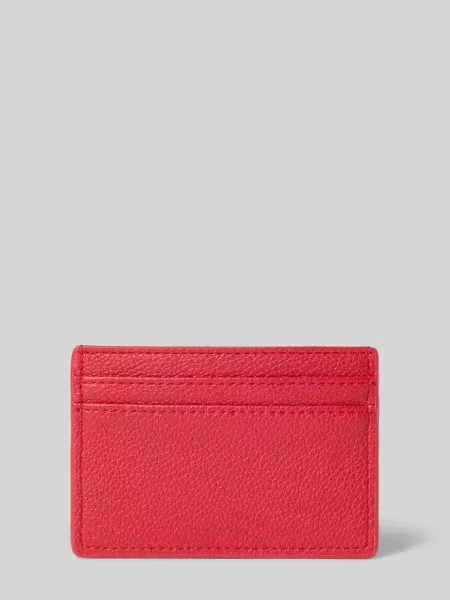 Etui na karty z detalem z logo model RYTA RE' Valentino Bags czerwony