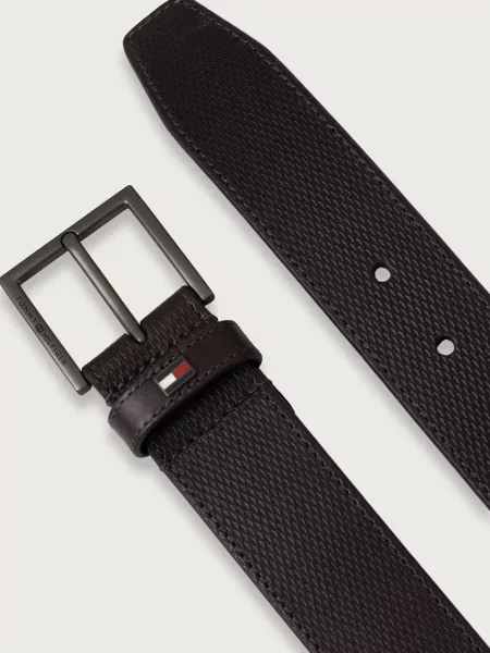 Tommy Hilfiger curea pentru bărbați din piele maro