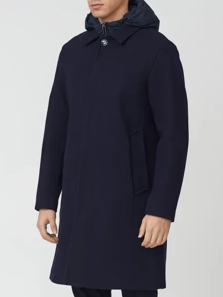 Пальто Emporio Armani синє