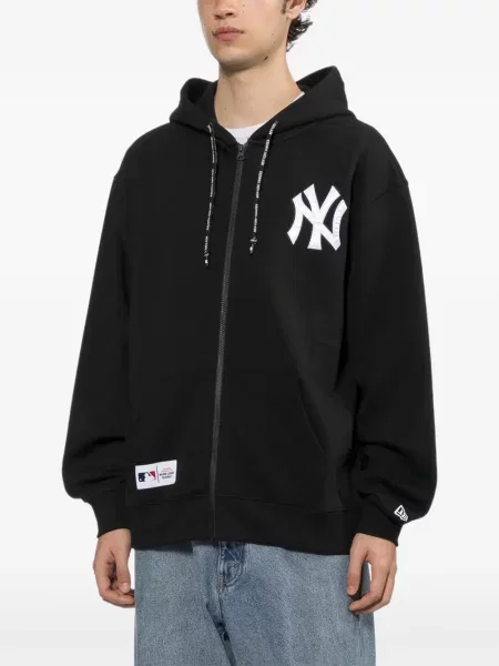 Hanorac cu glugă New Era Cap cu imagine negru