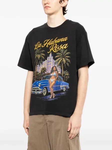 Tricou Melt cu imagine negru
