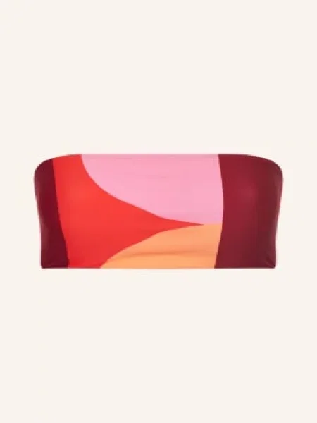 Seafolly Dwuczęściowy Bikini Sorrento Flame Z Odwracalnym Topem rot czerwony