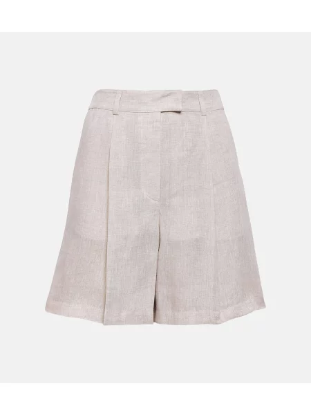 Pantaloni scurți Brunello Cucinelli de in bej