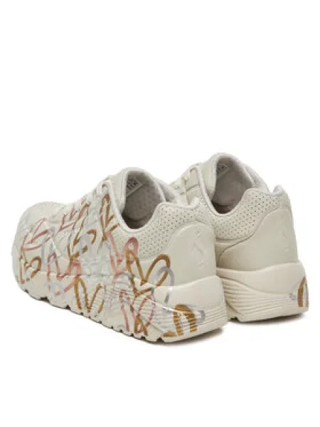 Skechers Superge Uno Lite Metallic bela