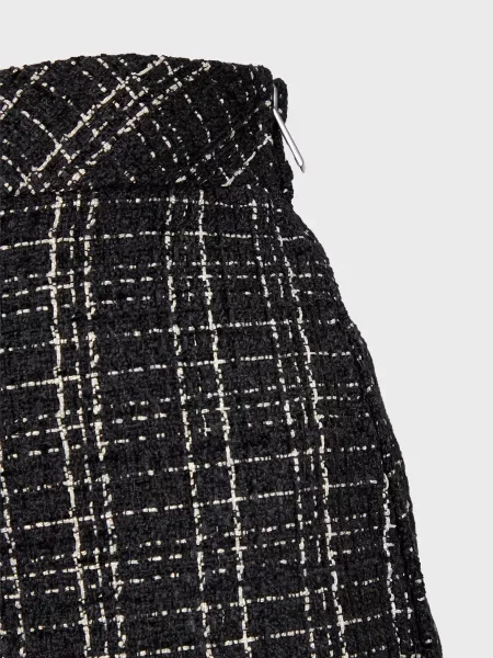 Твідові шорти Guess чорні