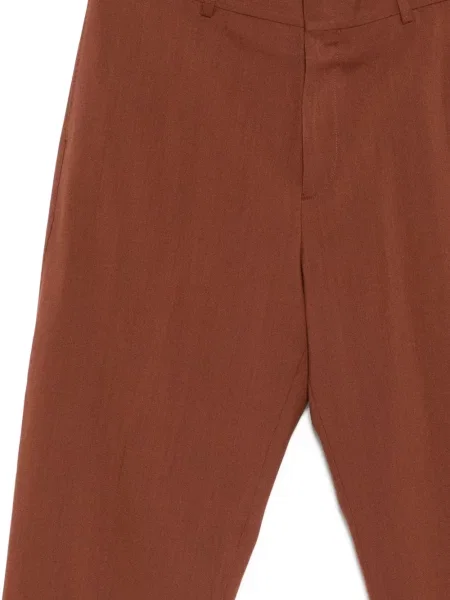 Pantaloni Paul Smith de lână maro