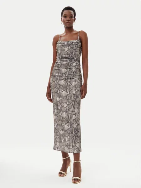 HUGO Ljetna haljina Noffiano Smeđa bež