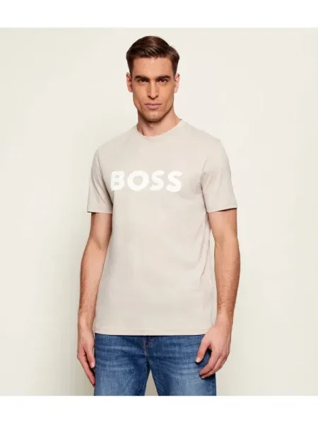 BOSS ORANGE Tricou Thinking 1 | regular fit bej