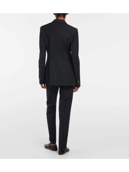 Sacou Gabriela Hearst de lână negru