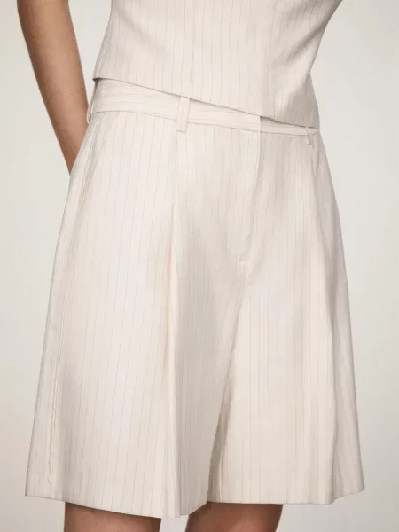 Шорти MANGO бежевий