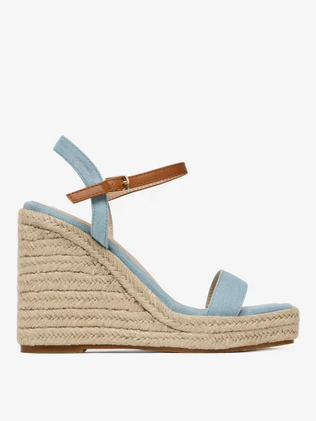 Espadryle niebieskie