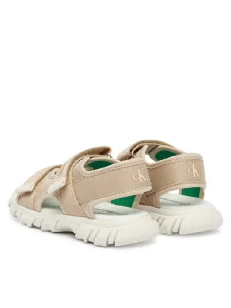 Szandál Calvin Klein Velcro Sandal bézs