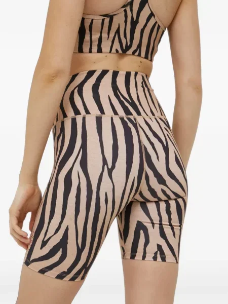 Pantaloni scurți P.e Nation cu imagine cu model zebră