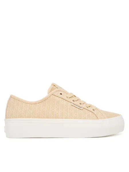 Sneakersy Calvin Klein żółte